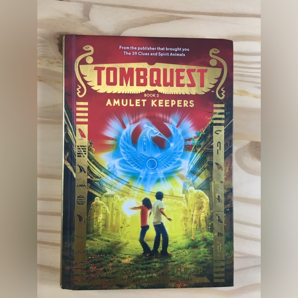 Scholastic TombQuest Book 2 Amulet Keepers Michael Northrop 2015 Hardcover